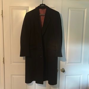 Di Silver Men’s Overcoat Cashmere Blend